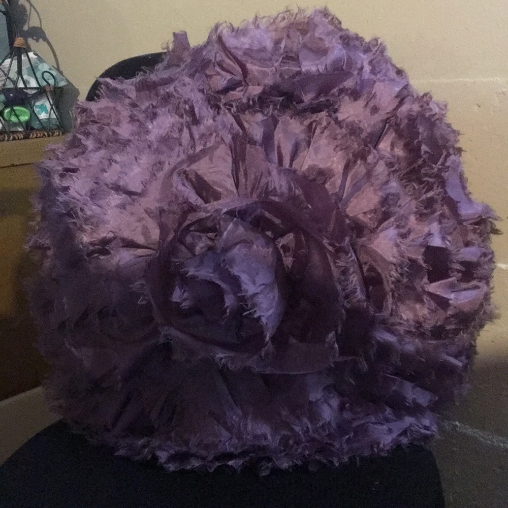 Lavender throw pillow
